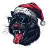 Panthère Noël Drôle