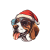 Beagle Dog Christmas Funny