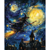 Witch Van Gogh Starry Night