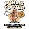 Public Tooter Hot Dog Art