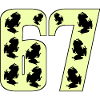67 Nummern Zahl 67