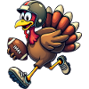 Thanksgiving Football Turkey
