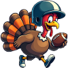 Thanksgiving Football Turkey