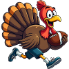Thanksgiving Football Turkey