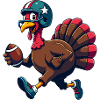 Thanksgiving Football Turkey
