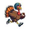 Thanksgiving Football Turkey
