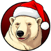 Eisbären Weihnachten