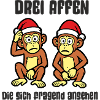 Three monkeys wondering.. - Christmas Special