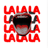 LALA Scream Typography