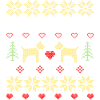 Hund Weihnachten Ugly Christmas Weihnachtspullover