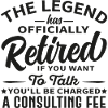 Retirement , The Legend Has Officially Retired