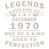 December 1970 Birthday December 1970 December