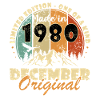 Décembre 1980 Décembre Anniversaire Décembre 1980