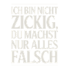Ich bin nicht Spruch