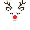 Deer Rudolph Merry Christmas sweet