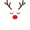 Hirsch Rudolph Merry Christmas
