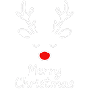 Reindeer Face Christmas Cheer