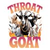 Throat Goat Meme Y2K Bootleg Unwearable