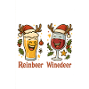 Rainbeer and Winedeer Christmas Duo