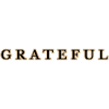 Grateful message in urban style