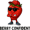 Strawberry Confident Caricature