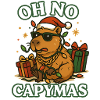 Oh No Capymas – Funny Capybara Xmas