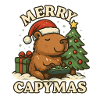 Joyeux Capymas – Noël 🎄 mignon du capybara