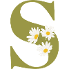 Green Daisies Letter