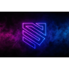 Neon Geometric Shield Logo