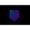 Neon Geometry Logo Gradient