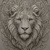 Lion Mandala Front Motif