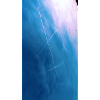 Croix de traînées dans le ciel