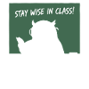 Wise owl reading in class