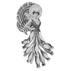 Victorian Dancer with Feather Fan