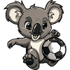 Koala Fußball Comic