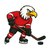 Eagle Hockey Mascot