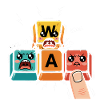WASD Gamer Kawaii