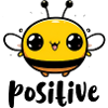 Kawaii Bee Positive