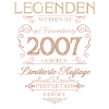 18ème Anniversaire Légende Novembre Millésime 2007