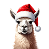 Lama ou alpaga pour Noël