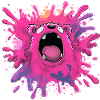 Farbexplosion Monster
