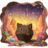 Cat Cake Crystal Cave