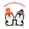 Happy penguin friends