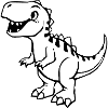 cute dinosaur t-shirt gift kids