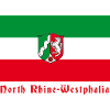 NRW Flagge mit Wappen