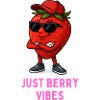 Just Berry Vibes- Strawberry with Sunglasses