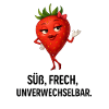 Strawberry Lady Naughty Charming Caricature