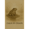 Calm in Chaos: Frog on Pond