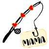 Fishing Rod Fishing Mom Mom