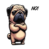 No Mops Möpse Mopsbesitzer Mopsliebhaber Mopshund
